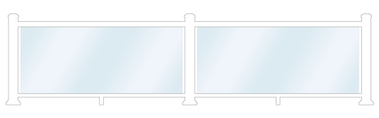 Standard Glass Railing Image